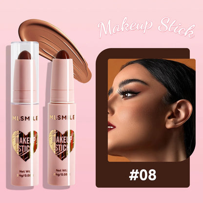 MLSMILE 8-Color High Gloss Pearl Contouring Stick – Face Brightening & 3D Shadow Sculpting Pen