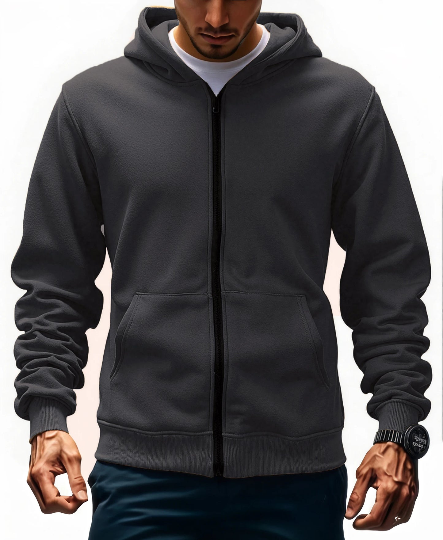 Autumn/Winter Loose Cotton Hoodie – Unisex Casual American Fashion Backpack Style