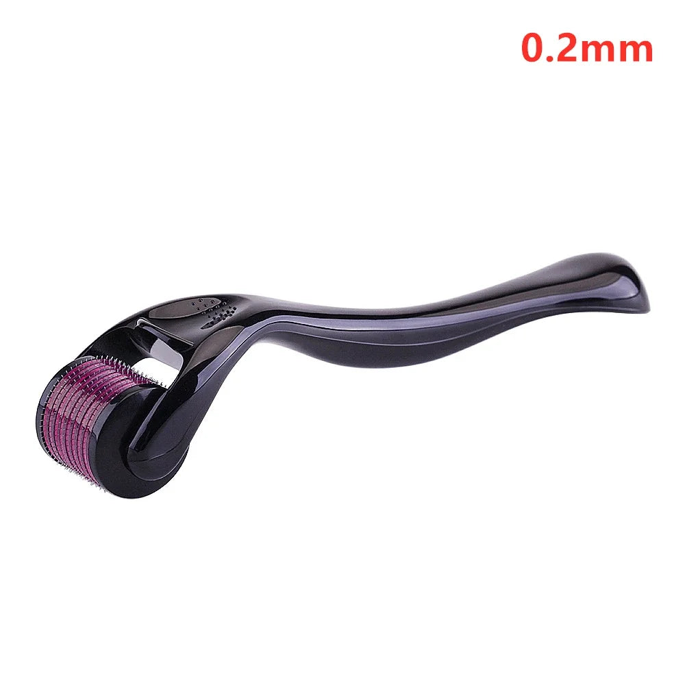 Microneedle Derma Roller - 540-Needle Facial, Body & Beard Skin Roller 0.2-0.3mm