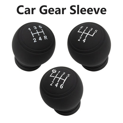 Universal Silicone Gear Shift Knob Cover – Dustproof, Waterproof, Nonslip Manual Shifter Protector