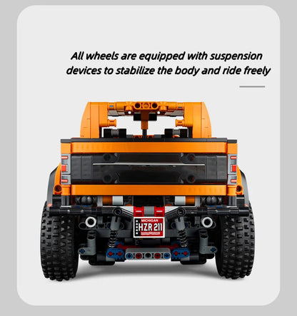 2024 New 1379PCS F-150 Truck Car Building Blocks – Off-Road Pickup Bricks MOC 42126 Toy for Kids, Boys Birthday Gifts