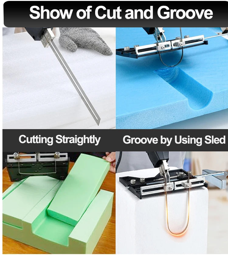Electric Foam Cutter Hot Knife – Polystyrene, Styrofoam, Fabric, and Rope Cutting Tool for DIY Projects