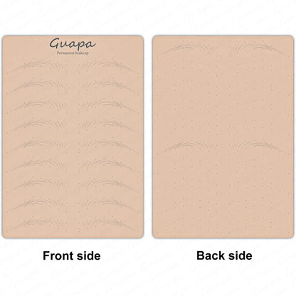 Microblading Practice Skin Sheets — Eyebrow Segment Tip Joint Texture for Semi-Permanent Makeup Training