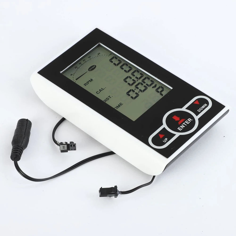 Exercise Bike Monitor Speedometer – Stationary Bike Elliptical Trainer Display, Computer Display Counters & Speed Parts