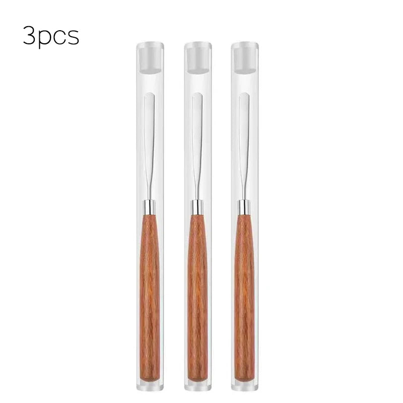 Stainless Steel Nail Art Spatula - Metal Mixing Stick for Pigments, Makeup and Manicure DIY Tools