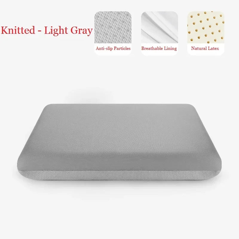JFLEGAL Thailand Natural Latex Cushion – Washable Square Seat Pad for Buttocks Pain Relief, Office Chair Cushion Cojin