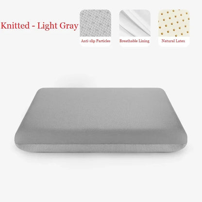JFLEGAL Thailand Natural Latex Cushion – Washable Square Seat Pad for Buttocks Pain Relief, Office Chair Cushion Cojin