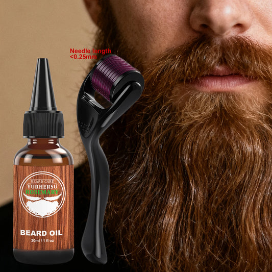 Organic Rosemary & Jojoba Beard Oil 30ml – Lightweight Non-Greasy Beard Care for Softening Dry, Coarse Beard with Natural Woodsy Scent