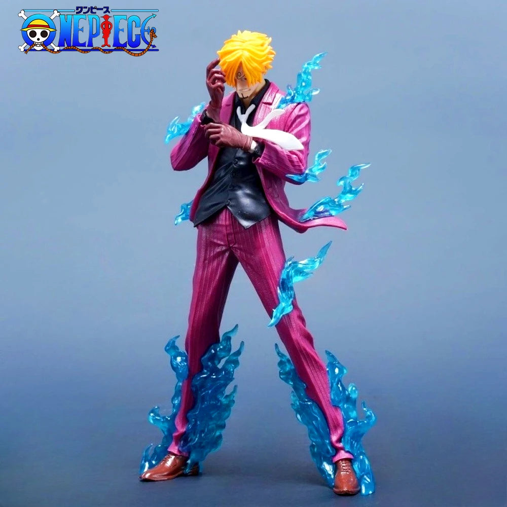 24cm ONE PIECE Sanji Anime Figure – PVC Action Statue for Desktop Collection & Gifts