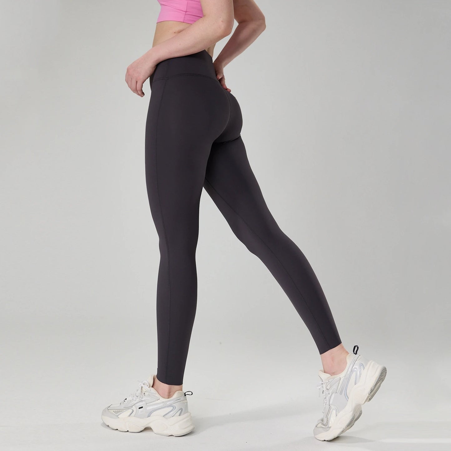 Women’s Lycra Four-Way Stretch Yoga Pants – High Waist Seamless Sports Leggings, T-Line Free Gym Fitness Wear