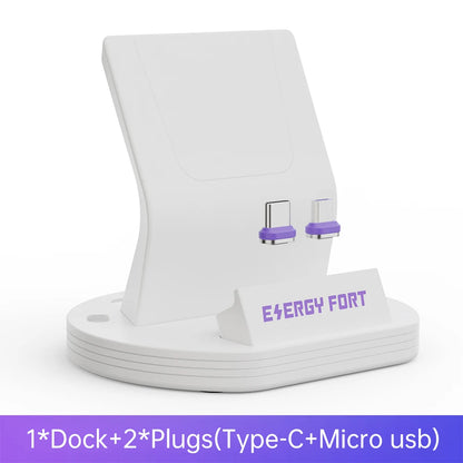 Samsung Galaxy Type-C Magnetic Charging Dock - Compatible with A15, A16, A55, A57, Xiaomi Redmi, iPhone & Google Devices
