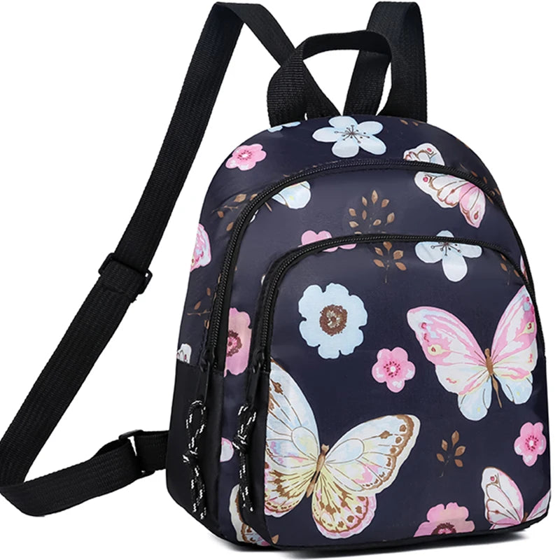Trendy Floral Backpack Multi-Design – Lightweight Adjustable Strap Casual Daily Use Bag, Stylish Gift Backpack