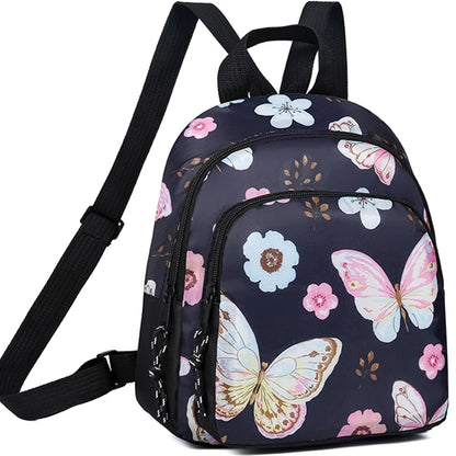 Trendy Floral Backpack Multi-Design – Lightweight Adjustable Strap Casual Daily Use Bag, Stylish Gift Backpack