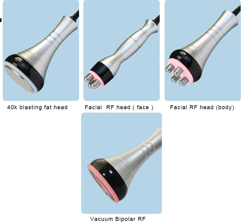 40K Cavitation 4 in 1 Ultrasonic RF Machine – Body Shaping, Weight Loss, Skin Tightening & Facial Lifting Device