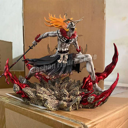 23cm Bleach Hollow Ichigo Action Figure — Saigo No Getsuga Tenshou Hollowfied Kurosaki Ichigo Collectible Statue Toy