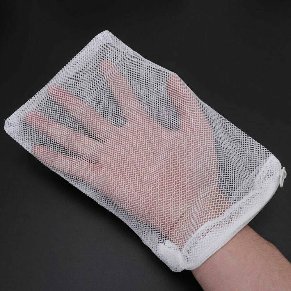 5/10Pcs Reusable Aquarium Filter Media Bags – Fine Mesh Zipper Bags for Freshwater & Saltwater Fish Tanks
