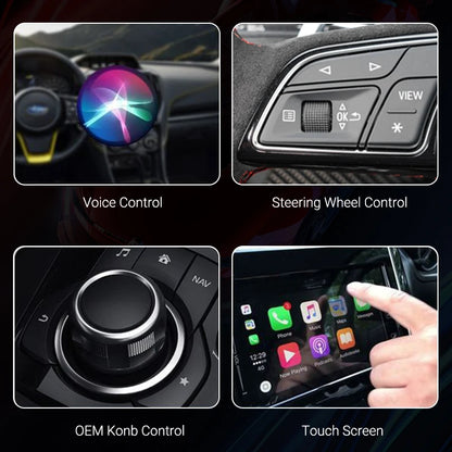2025 Wireless CarPlay & Android Auto Adapter | 2-in-1 Smart Mini Box with WIFI & Bluetooth for Toyota, Volvo, Benz, MG, Kia, Mazda, Ford