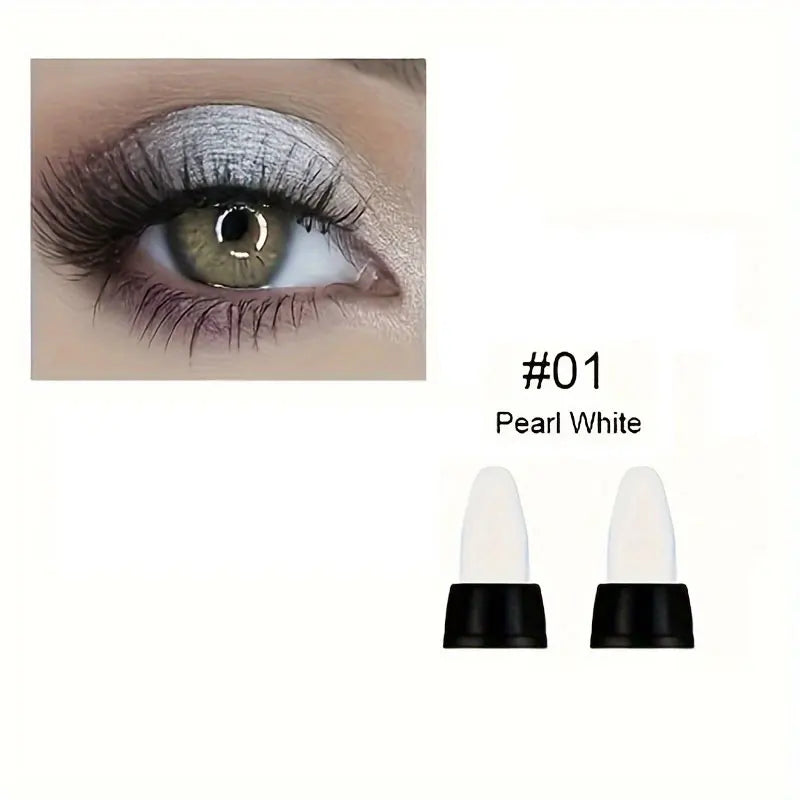 16-Color Pearlescent Eyeliner – Glitter Waterproof, Long-Lasting Non-Smudge Eye Makeup
