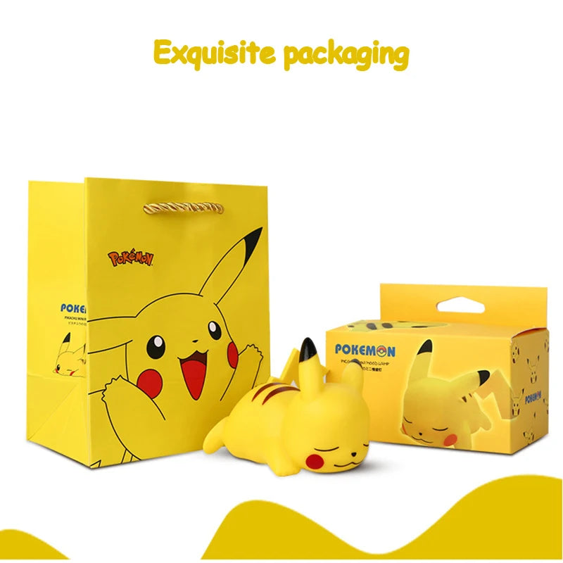 Pokemon Pikachu Night Light – Glowing Bedside Lamp & Cute Toy for Kids’ Birthday or Christmas Gift