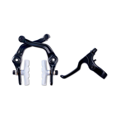 Funsea Bicycle U Brake Kit — Forged Alloy Lever with Transparent Pads, Inner & Outer Cable Housing, BMX Bike Accessories