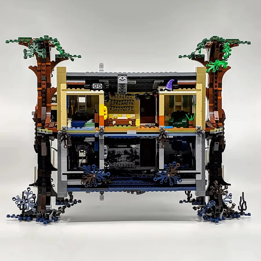 New Strange Story Upside-Down World Horror Model – 75810 Building Block Toy for Boys, Challenging Assemble