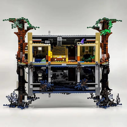 New Strange Story Upside-Down World Horror Model – 75810 Building Block Toy for Boys, Challenging Assemble
