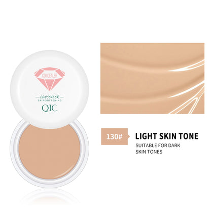 QIC Waterproof Concealer Cream - Sweatproof Full Coverage Tattoo Cover Foundation for All Skin Types