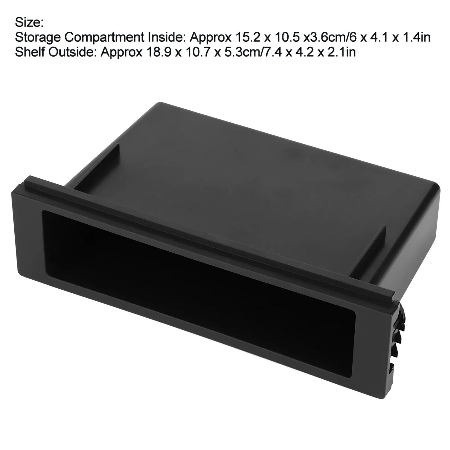 Car Auto 1Din Stereo Radio Dashboard Storage Box – Inner Organizer for Chevrolet Cruze Coupe 2-Door 6.2L 2016