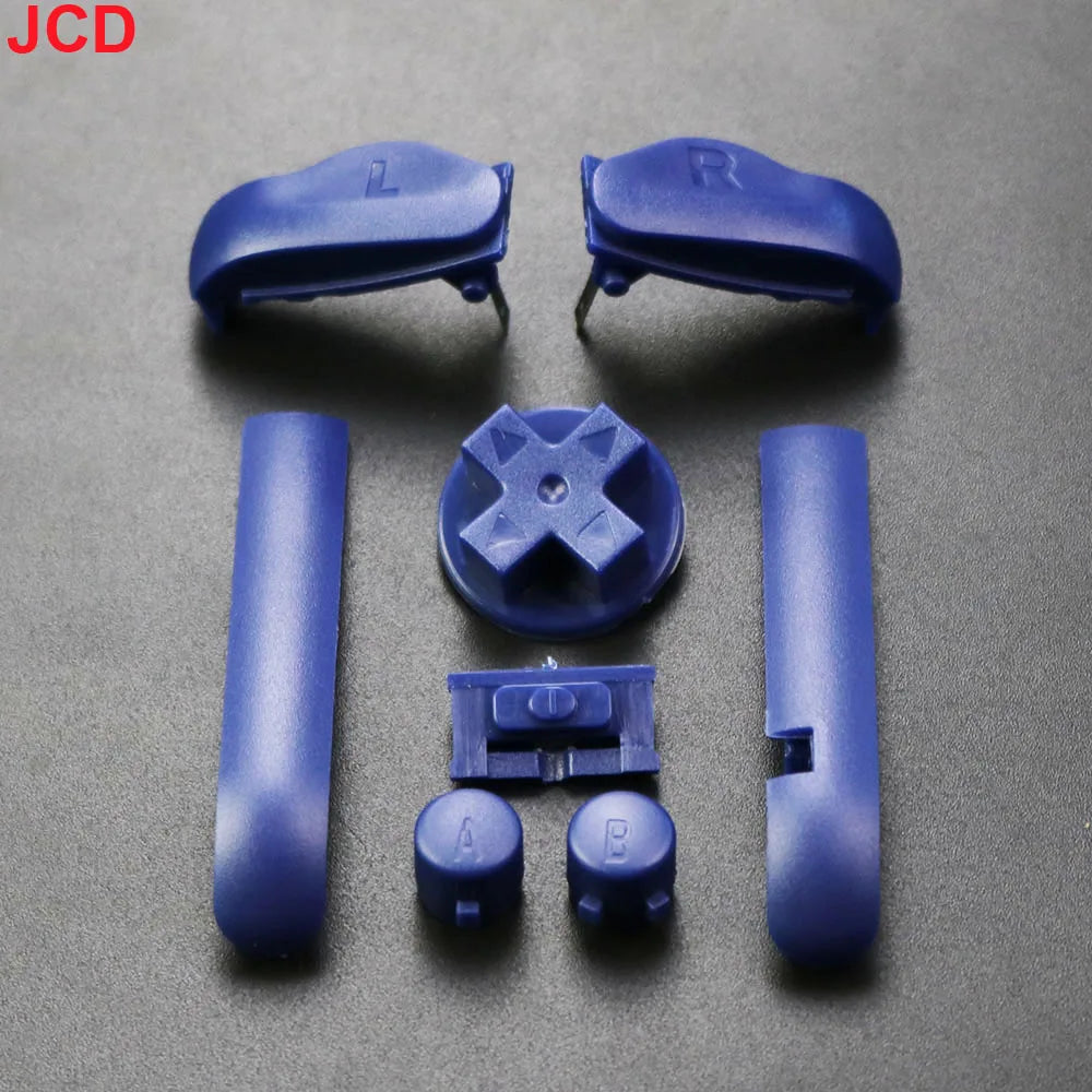 17-Color AB Buttons Keypad Set — High-Quality L/R Buttons & D-Pads for GameBoy Advance GBA with Power ON/OFF Buttons
