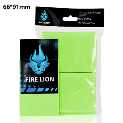 100PCS Matte Card Sleeves 66x91mm — Frosted Trading Card Protectors for MTG & TCG Game Cards