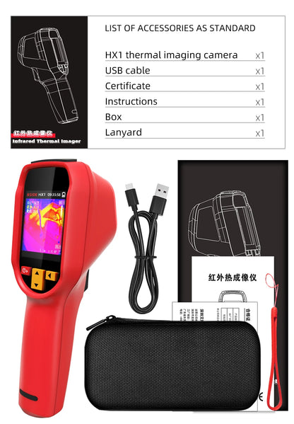 New Style Thermal Imaging Camera – 240x240 Infrared Temperature Meter for PCB Repair & Industrial Pipeline Detection