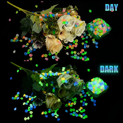 300/500 Pcs Luminous Garden Pebbles - Glow in the Dark Stones for Outdoor, Fish Tank, and Aquarium Deco