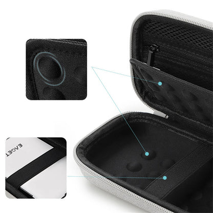 Large Capacity EVA Electronics Organizer - Shockproof Travel Storage Bag for Hard Drive Cable and Tech Accessories