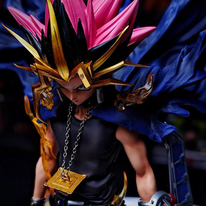 Yugi Muto Duel Monsters Action Figure - 28cm Dark Game PVC Statue, Collectible Figurine & Kids Toy Gift
