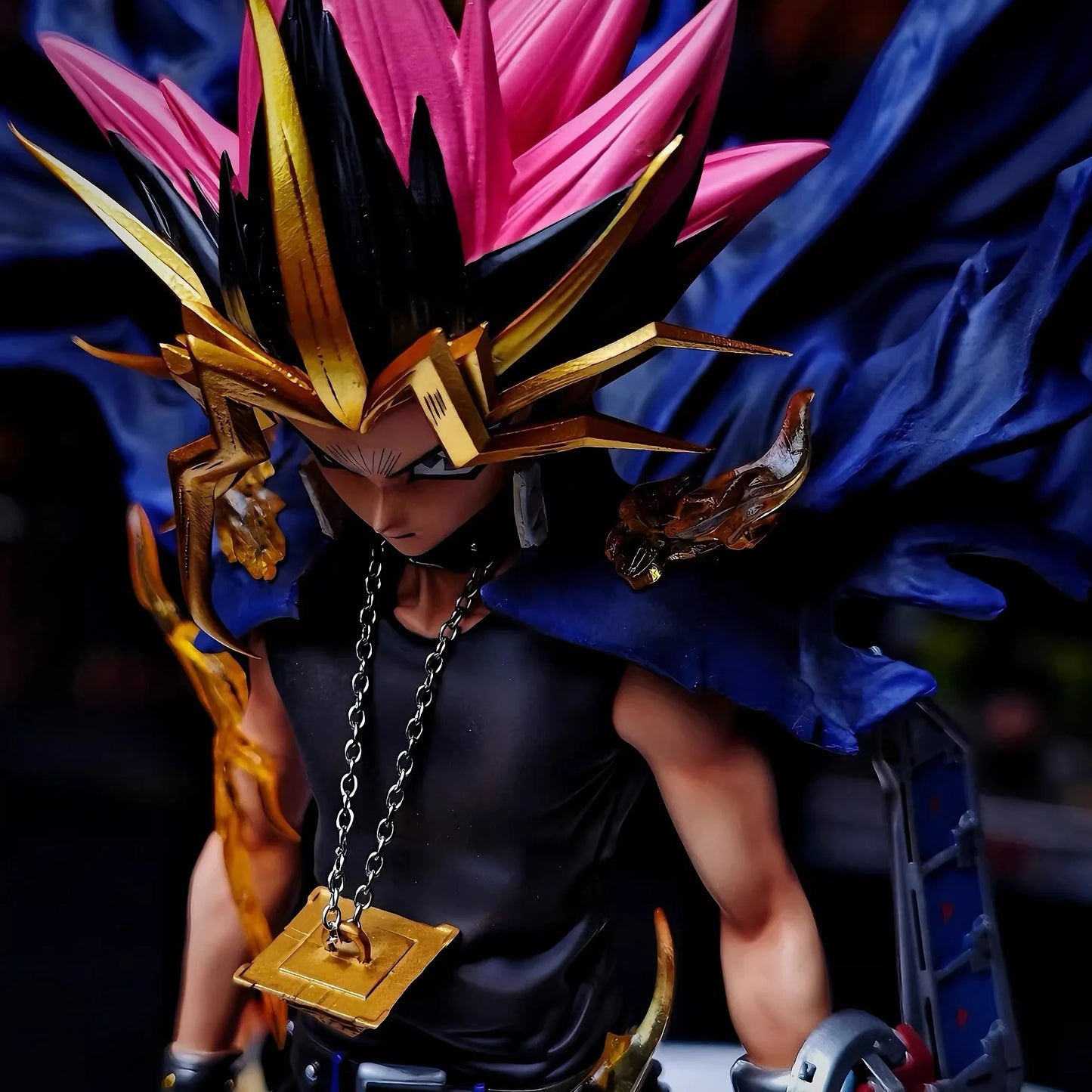Yugi Muto Dark Game Action Figure - 28cm Duel Monsters PVC Statue, Collectible Ornament & Kids Toy Gift