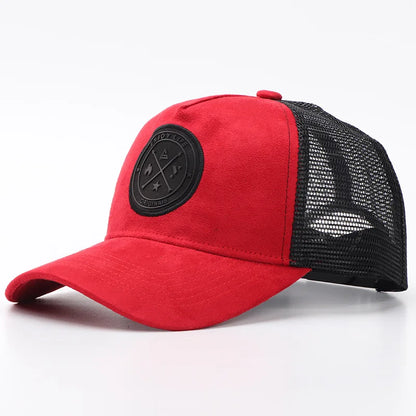 Unisex Cotton Mesh Trucker Hat - Multi Color Casual Summer Baseball Cap for Men & Women