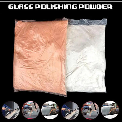 50g Cerium Oxide Glass Polish Powder – Scratch Repair for Car Windows, Mirrors & Glass Care Tool Accessory