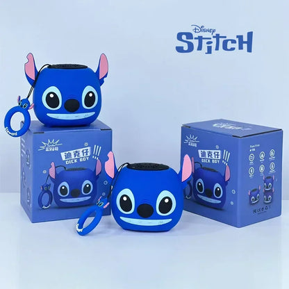 Disney 3D Stitch Wireless Bluetooth Mini Speaker – Dual HIFI Stereo Bass with TF & FM Radio