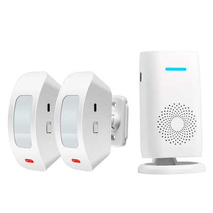 Wireless PIR Motion Sensor Doorbell - 110dB Welcome Chime Alarm with Split Design for Home, Shop and Store Security