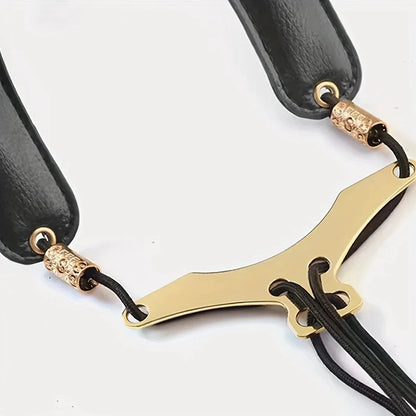 Leather Saxophone Neck Strap - Aluminum Plate Shoulder Support Strap for Alto, Tenor & Baritone Saxophones