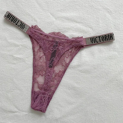 2024 New Women's Underwear – Smooth Low-Waisted Sexy Thong, Breathable, Shiny, Comfortable & Attractive Design