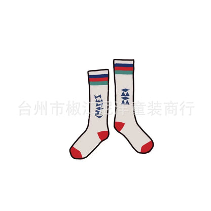 Baby & Toddler Knee High Cartoon Socks – Soft Non-Slip Floor Tube Socks for Newborns to 1–9 Years