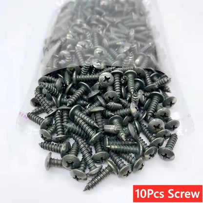 Car U-Type Metal Screw Clip Set - Anti-Rust Fastener Clips with Screws (10-100PCS)