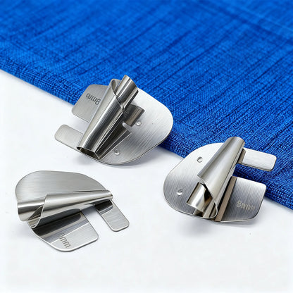 8-Piece Rolled Hemmer Foot Set - 3–10mm Spiral Edge Presser Feet for Sewing Machines