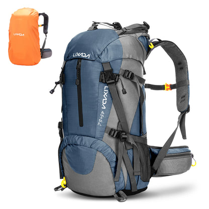 50L Waterproof Hiking Camping Backpack – Outdoor Travel Climbing Trekking Bag with Rain Cover