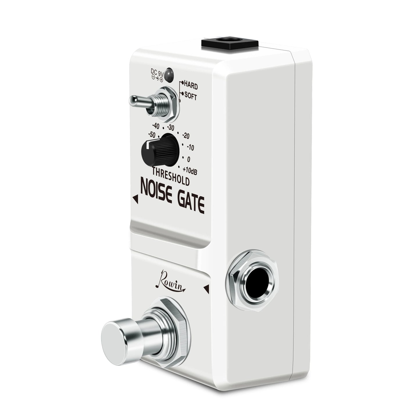 Noise Gate Pedal — Noise Killer Suppressor Effect with 2 Modes for Electric Guitar & Bass, True Bypass