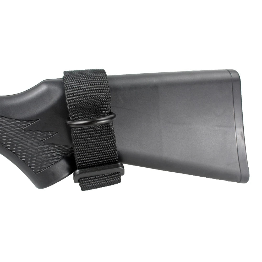 Airsoft Buttstock Sling Adapter - Gun Strap & Strapping Belt for Tactical Rifles