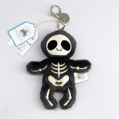 Cute Golf Ball Plush Keychain - Grape Jellyfish Hippo Elephant Bag Charm Mini Plush Toy Collection