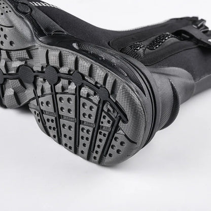 5mm Neoprene Dive Boots with Side Zipper — Unisex Snorkeling & Scuba Diving Shoes for Water Sports