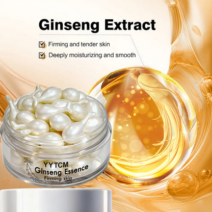 Ginseng Essence Capsules - Moisturizing Firming Serum with Retinol, Niacinamide & Vitamin E